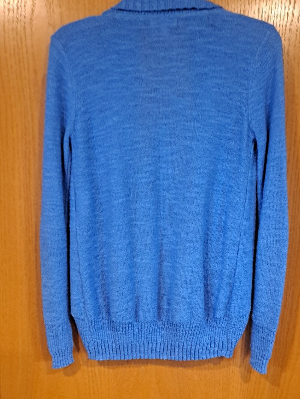 Royal Blue Open-Front Shawl Collar Cardigan Small - Picture 4 of 4